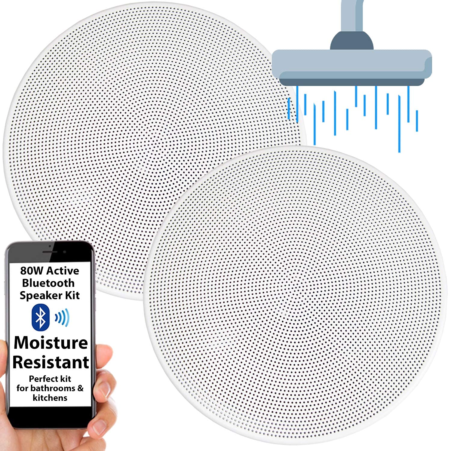 Loops Active Bluetooth Ceiling Speaker Kit 5.25