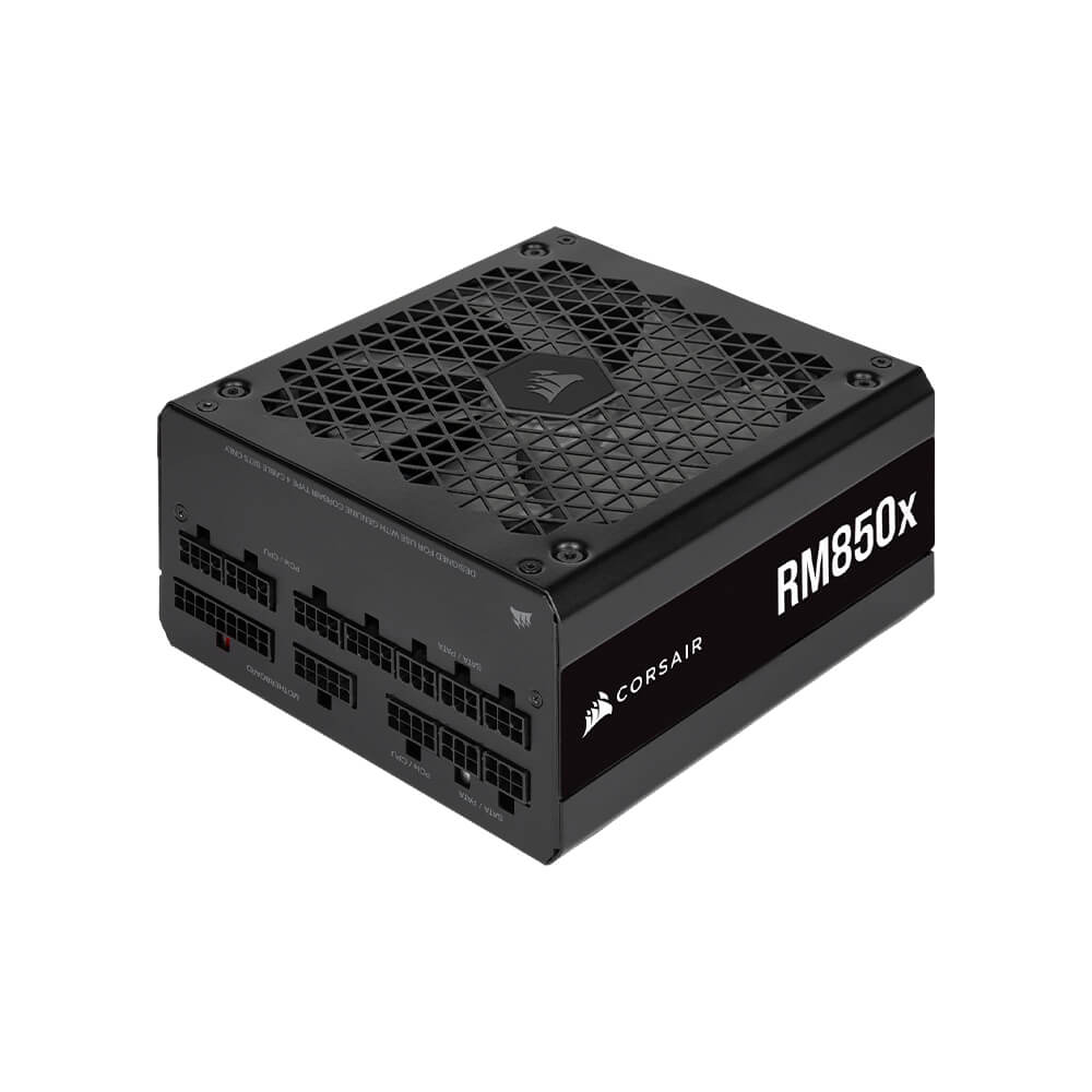 Corsair RM850x 850W 80 Plus Gold Fully Modular Power Supply - High Efficiency PSU for Gaming PC, Workstation & Home Office - Quiet & Reliable Power Delivery (2021 Model)