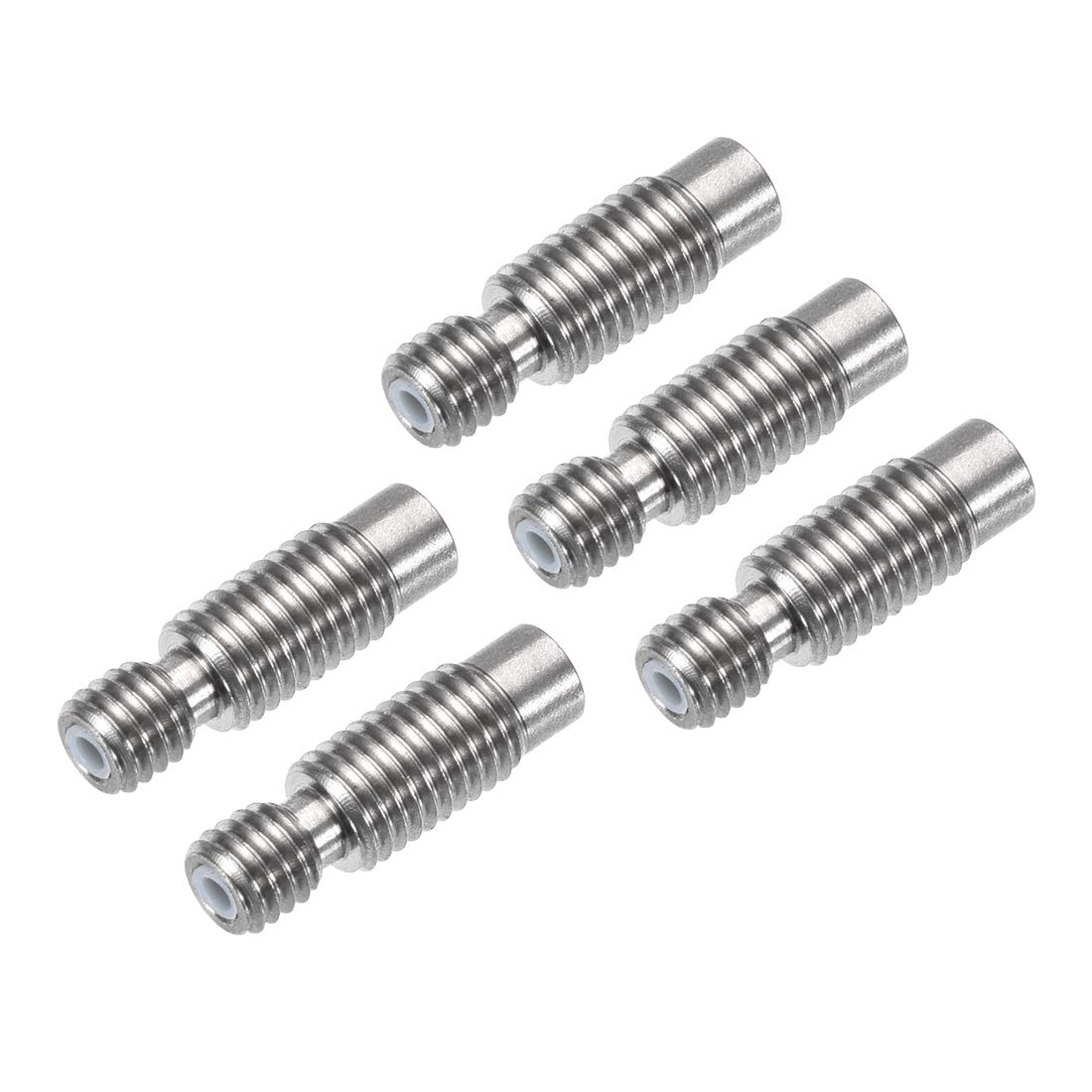 uxcell M6x22.5mm Extruder Throat Tube for 1.75mm 3D Printer Filament with PTFE Liner - 5 Pack - Perfect for Ender 3, CR-10, and DIY 3D Printing Projects