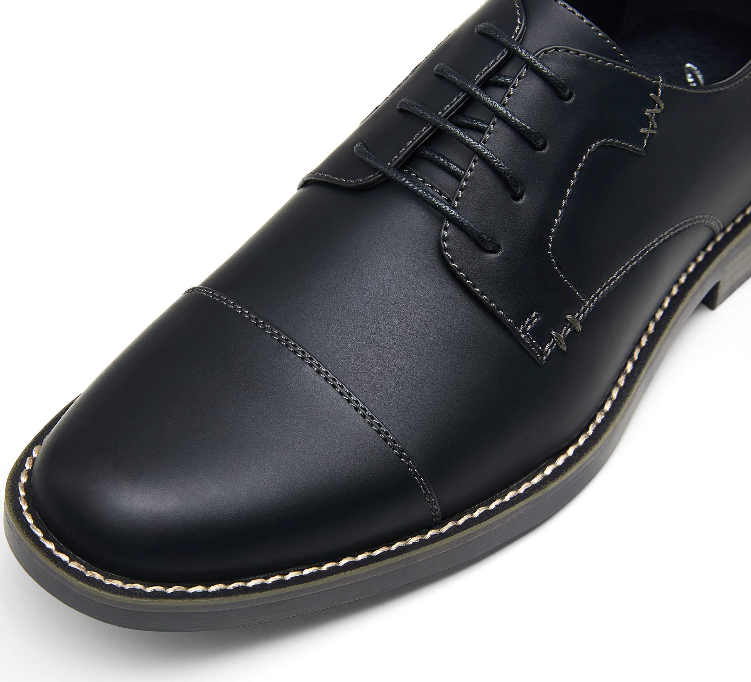 Jousen Men's Dress Shoes - Classic Retro Oxfords for Business & Casual Wear | Comfortable Formal Shoes for Office, Wedding & Daily Use