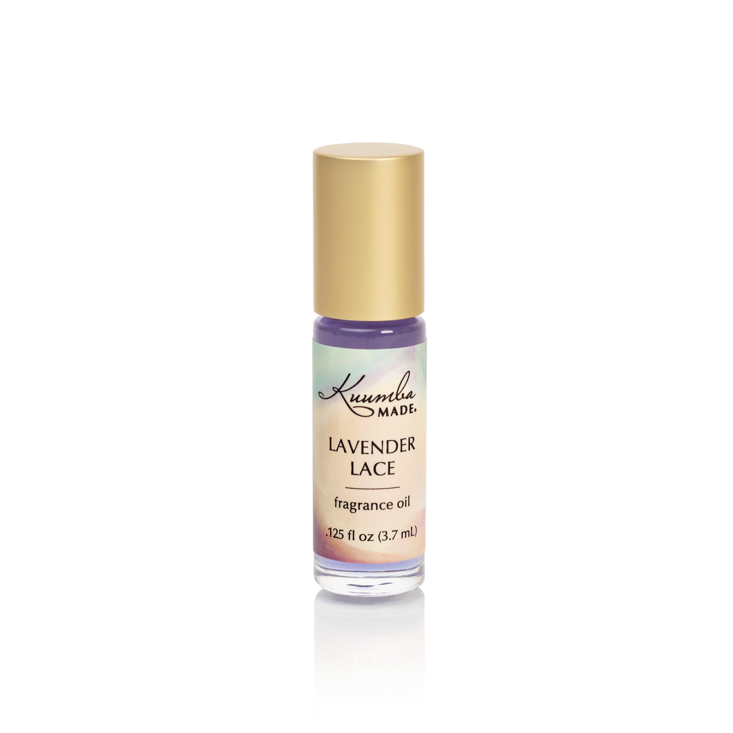 Kuumba Made Lavender Lace Fragrance Oil Roll-On 0.13 fl oz (3.7ml) | Natural Rollerball Perfume for Women & Men | Alcohol-Free, Long-Lasting Scent | Perfect for Travel, Work & Everyday Use