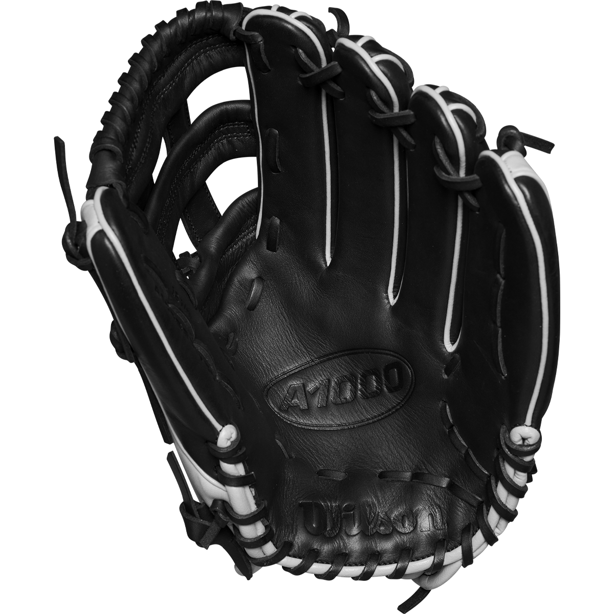 A1000 1750 Outfield Baseball Glove - 12.5 Inch Dual Post Web for Youth & Adult Players - Perfect for Outfield Practice & Game Performance