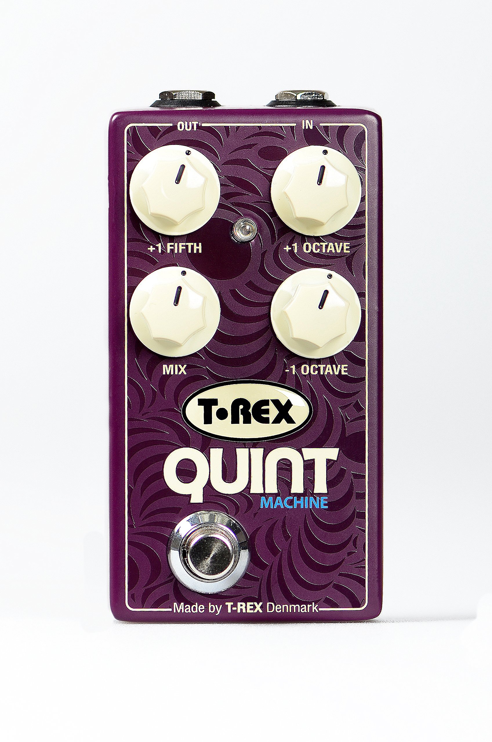 T-Rex Engineering QUINT-MACHINE Guitar Effects Pedal - Adjustable Octave Up/Down & Fifth Up Controls for Organ, Synth & 12-String Simulation (Model 10094) | Perfect for Live Performances, Studio Recording & Guitar Sound Enhancement