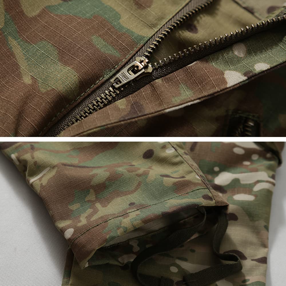 **Men's Lightweight Tactical Hiking Pants - Ripstop Cargo Work Pants with Multiple Pockets - Perfect for Outdoor Adventures, Camping & Casual Wear**