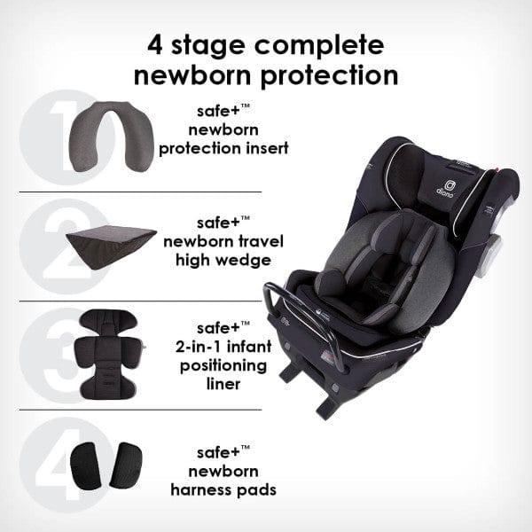 Diono Radian 3QXT All-in-One Convertible Car Seat with LATCH System - Safe & Comfortable for Infants to Toddlers - Perfect for Travel, Daily Commute & Family Road Trips