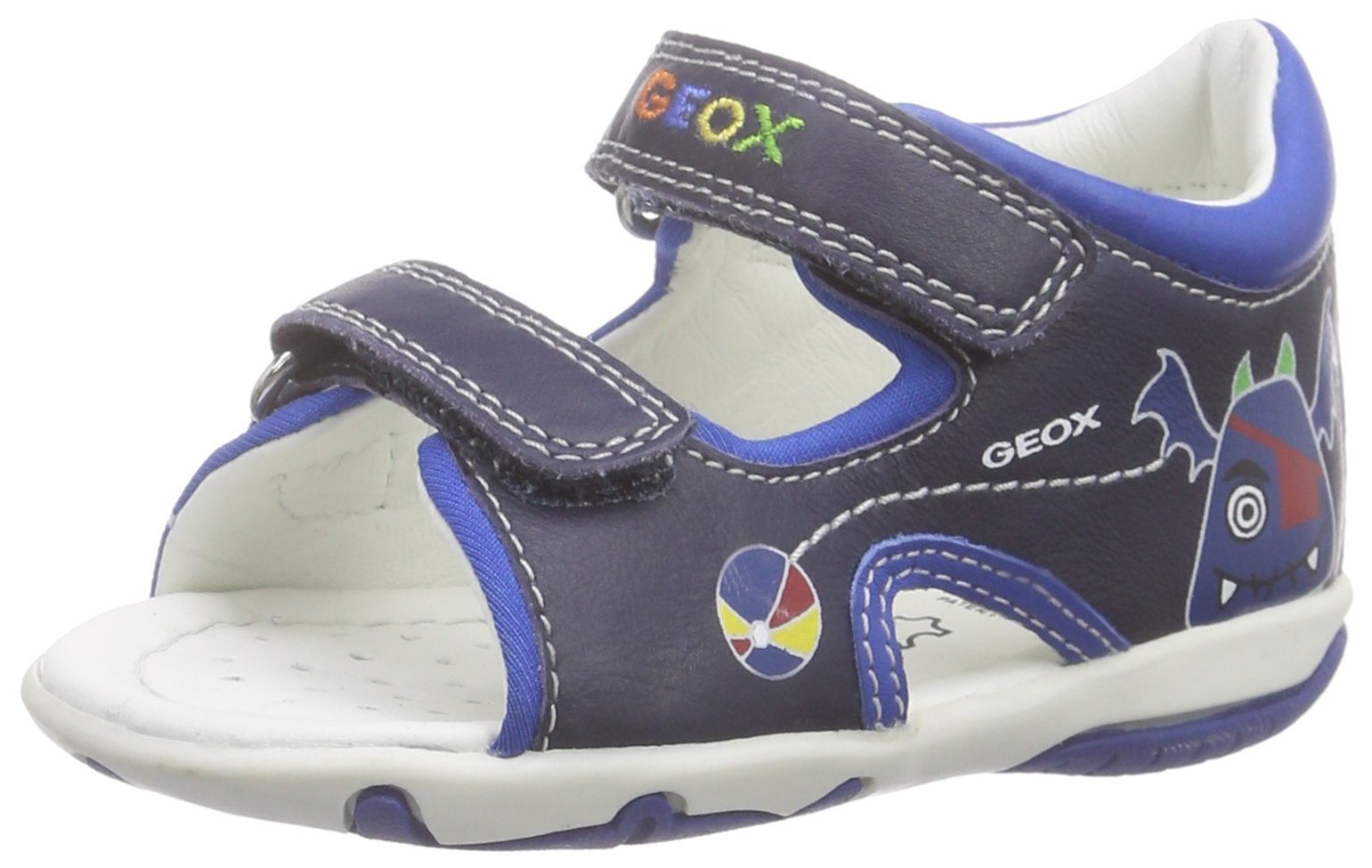 Geox Boys' B Tutim Velcro Sneakers - Lightweight & Comfortable Kids Shoes for School, Play & Everyday Wear
