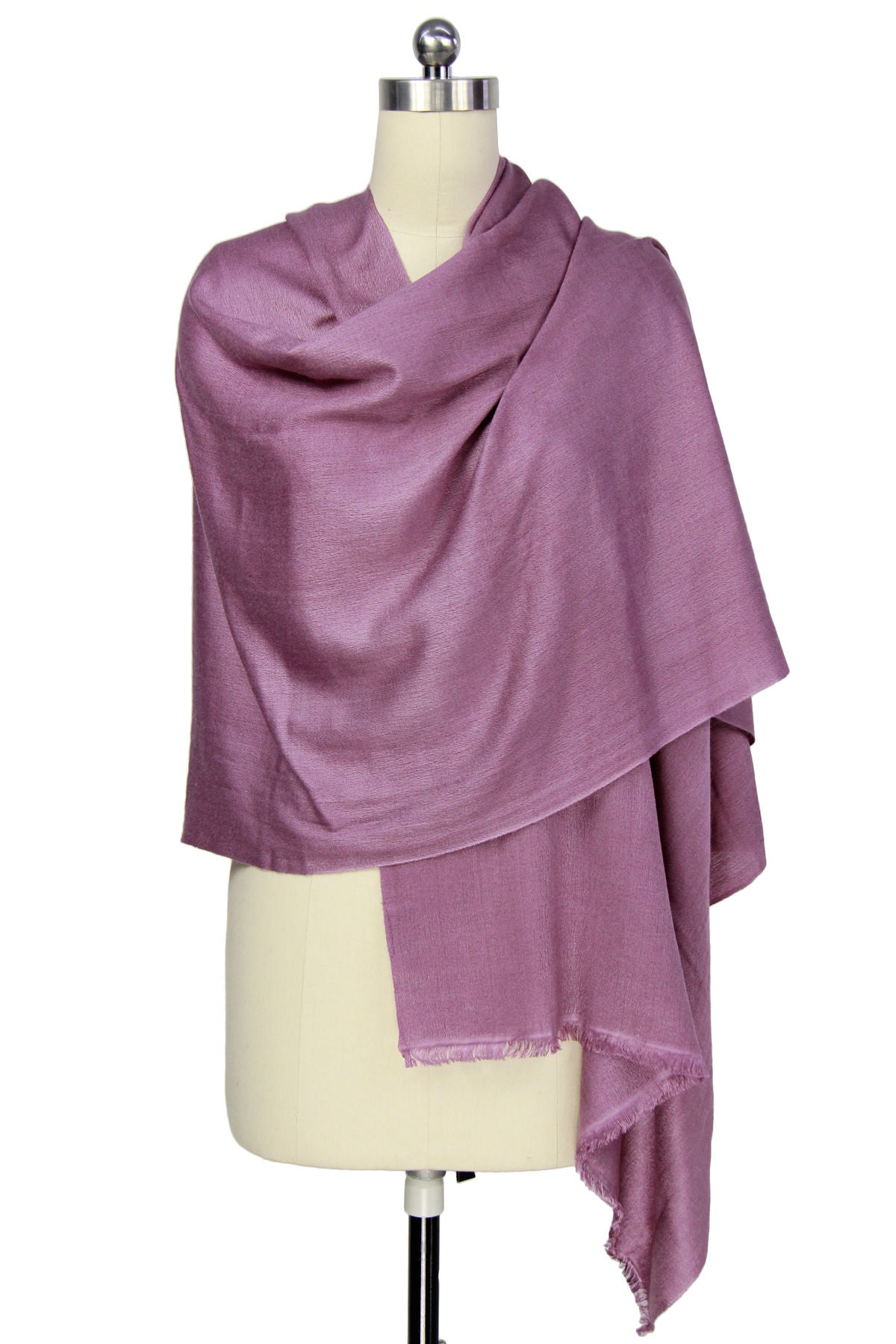 Luxury Fringed Cashmere Scarf for Women - Soft Winter Wrap Shawl - Perfect for Cold Weather, Office & Evening Outfits