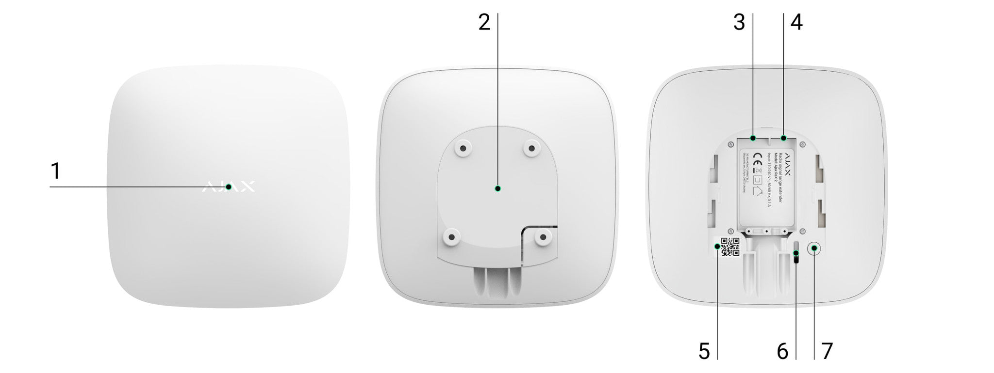 Rex 2 WiFi Repeater & Range Extender - Boost Wireless Signal for Home, Office & Large Spaces