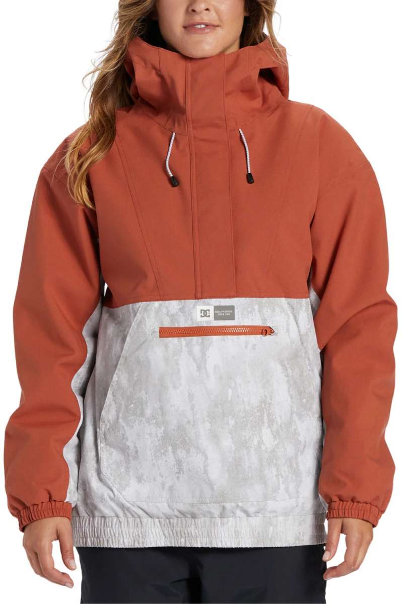 DC Women's Chalet Insulated Anorak Jacket 2024 - Waterproof Winter Coat with Hood, Warm Puffer Jacket for Skiing, Snowboarding & Outdoor Activities
