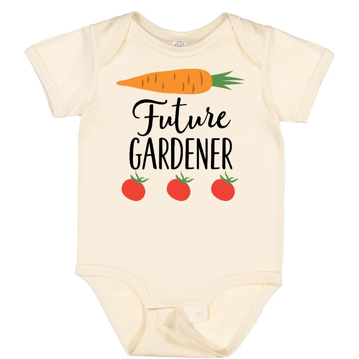 Inktastic Gardening Future Gardener Baby Bodysuit - Cute Organic Cotton Onesie for Infants & Toddlers - Perfect Gift for Plant Lovers & Gardening Enthusiasts - Ideal for Outdoor Activities, Family Photos & Nursery Decor