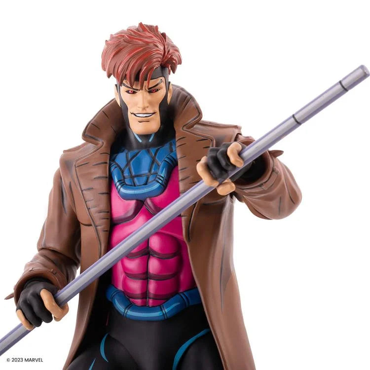 X-Men: The Animated Series Gambit 1/6 Scale Collectible Action Figure - Perfect for Marvel Fans, Display & Comic Book Collections