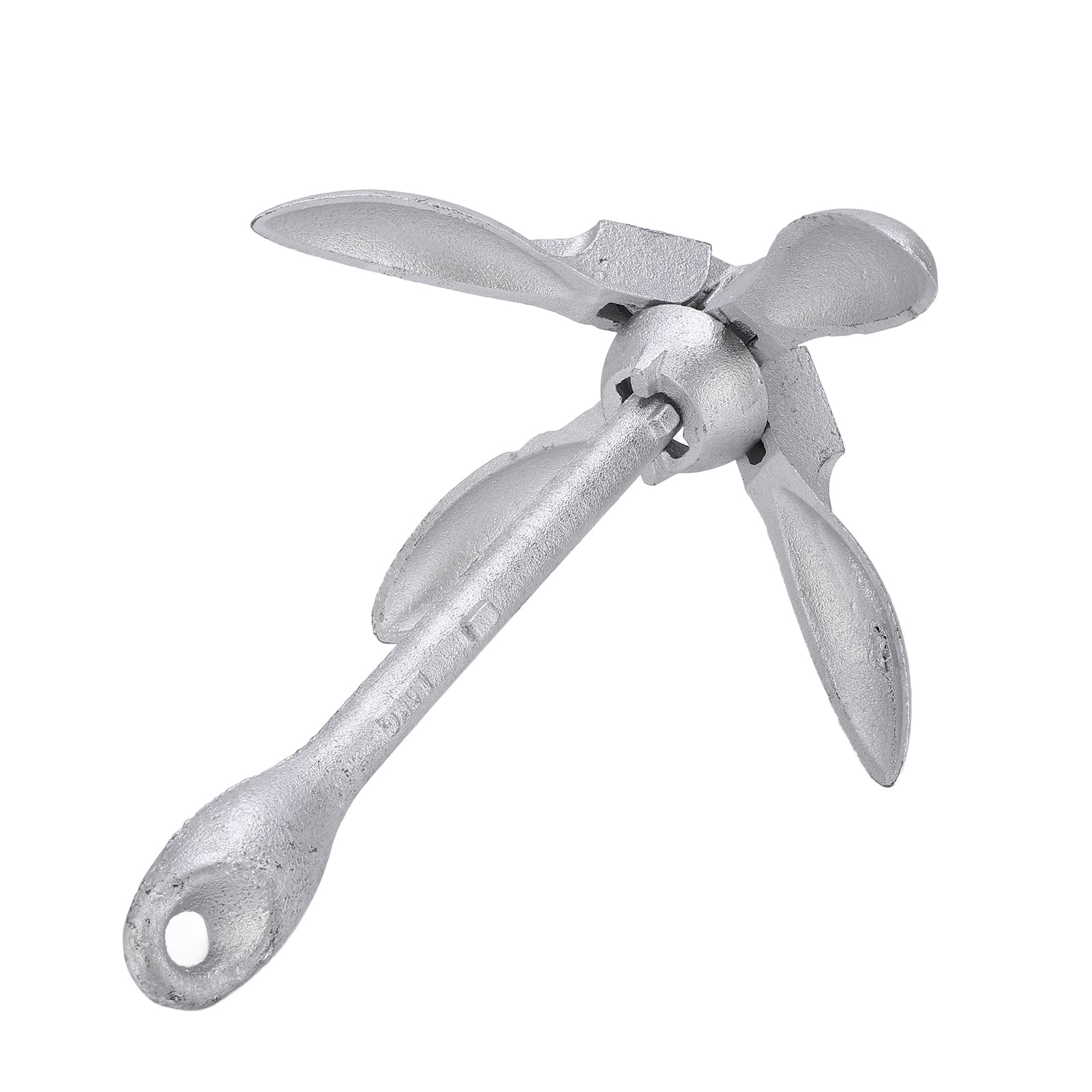 Vbestlife 4 Tine Folding Grapnel Anchor with Lockable Design - Lightweight Boat Anchor for Kayaks, Yachts, Canoes & Small Boats | Secure Docking Solution for Fishing, Camping & Water Sports