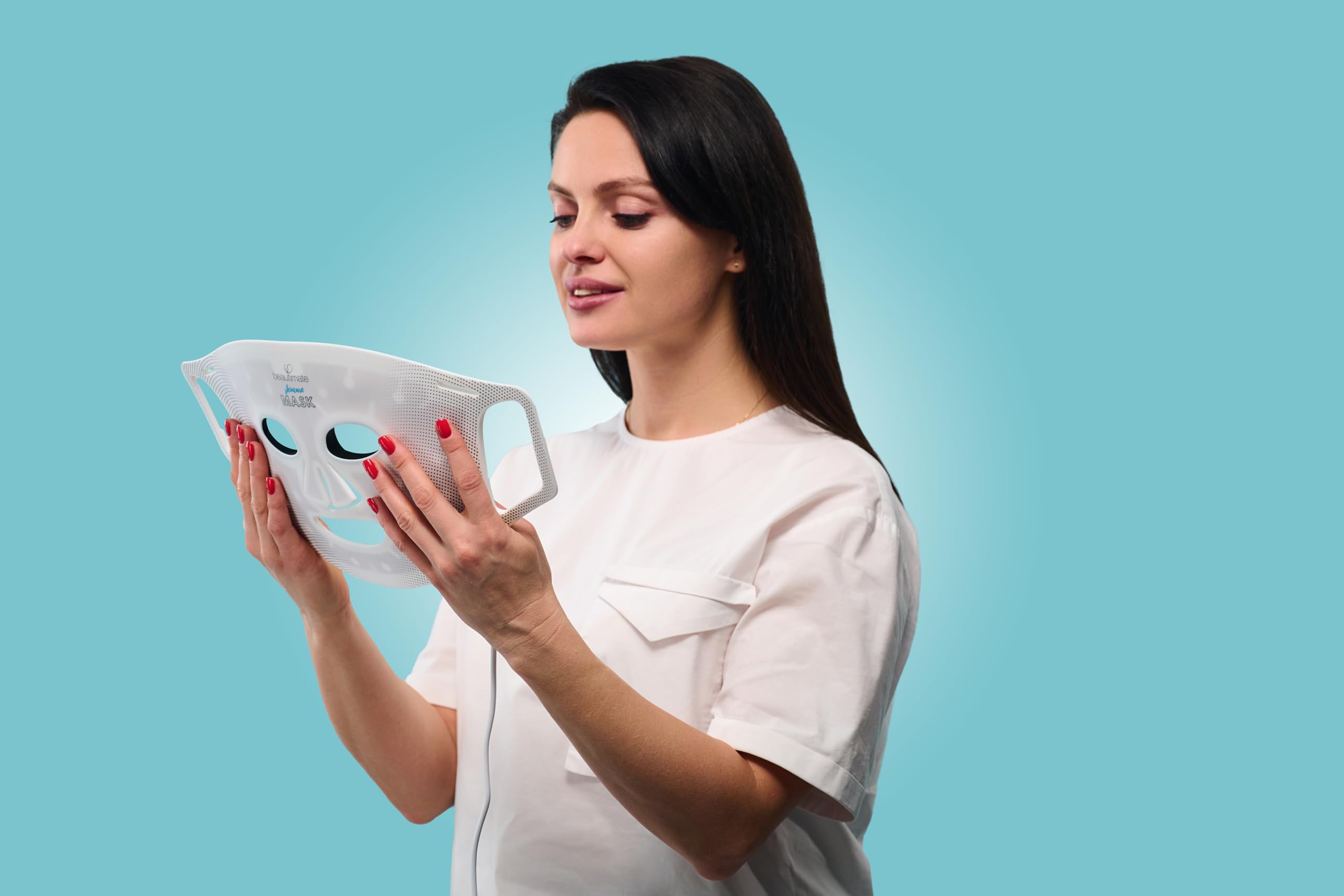 LED Light Therapy Face Mask for Wrinkles & Acne - Red Blue & 850nm Infrared Light Treatment - At-Home Skincare Device for Anti-Aging & Clear Skin - Perfect for Daily Facial Care & Spa Nights