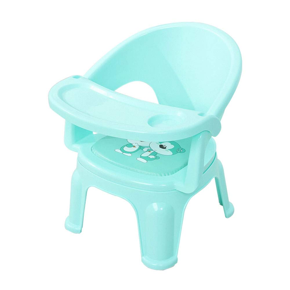 WEWE.V Kids Dining Chair with Removable Tray - Adjustable Baby High Chair for Mealtime, Toddler Feeding & Play - Sturdy Child Seat with Backrest & Non-Slip Base for Home & Restaurant Use
