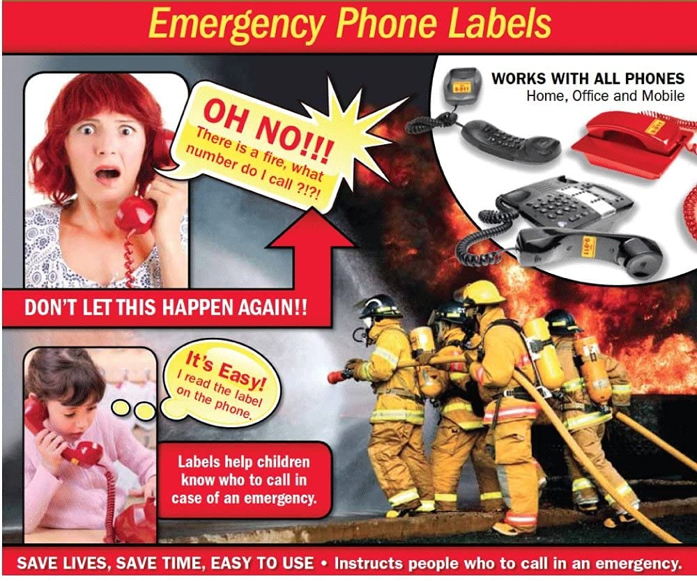 Fire Ambulance Emergency Stickers - 2