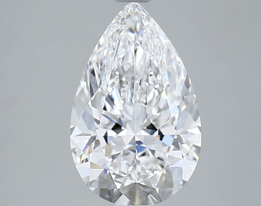2.01 Carat D Color VVS1 Clarity Pear-Shaped Lab-Grown Diamond for Engagement Rings & Fine Jewelry