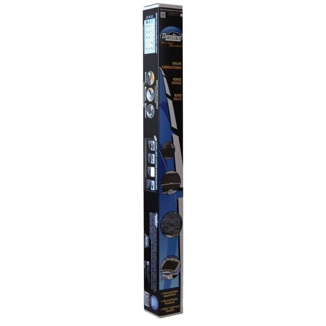 Dynamat 11101 Dynaliner Car Sound Deadening Kit - Noise Insulation for Doors, Floors, Roof & Hood - Reduce Road Noise & Improve Audio Quality (Perfect for Car Audio Enthusiasts & Daily Commuters)