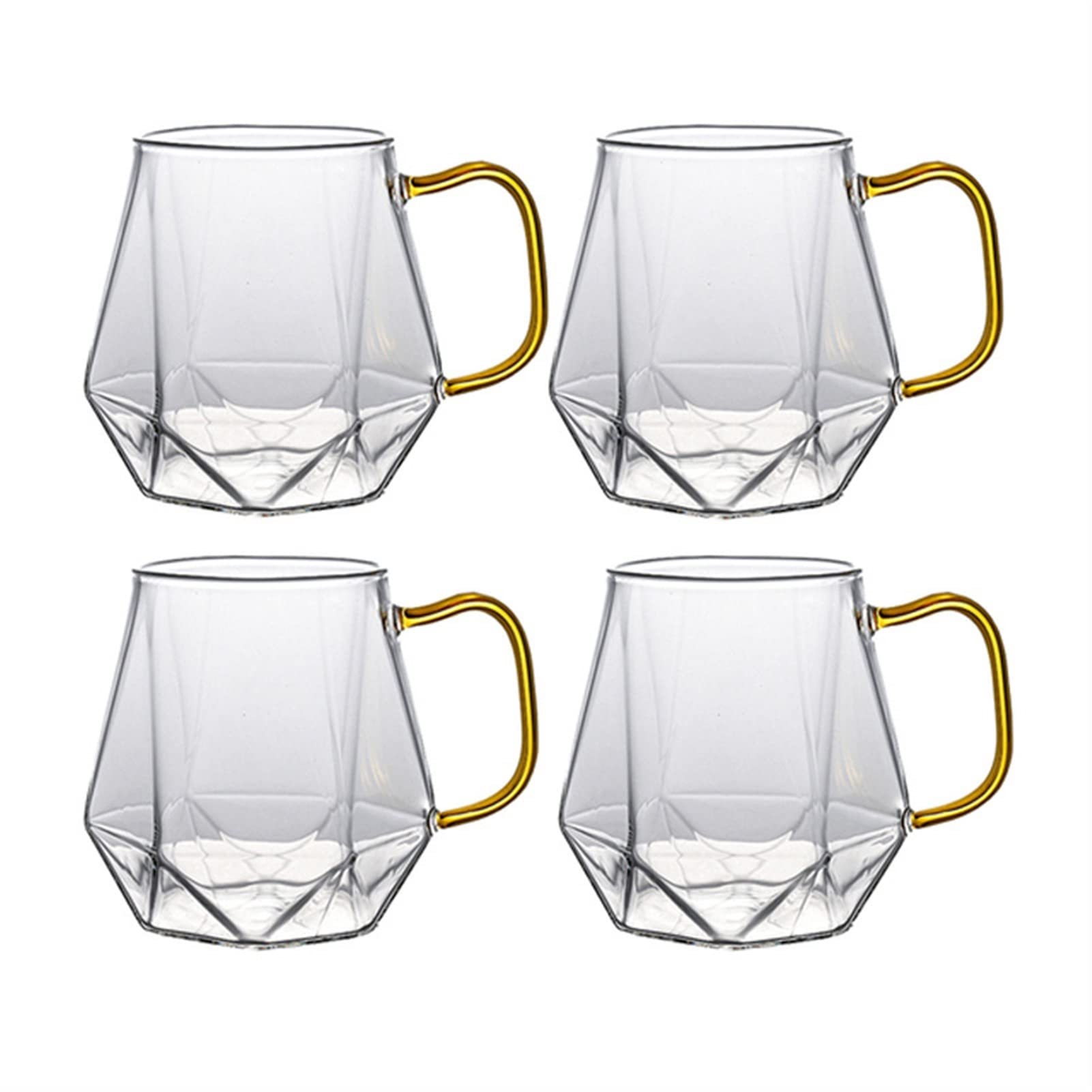 Premium Diamond Pattern Glass Water Jug - Transparent Heat-Resistant Carafe for Hot & Cold Beverages - Ideal for Coffee, Tea, Water Pitcher - Perfect for Home, Office, Kitchen & Dining Use (Color: Blue, Size: One Size)