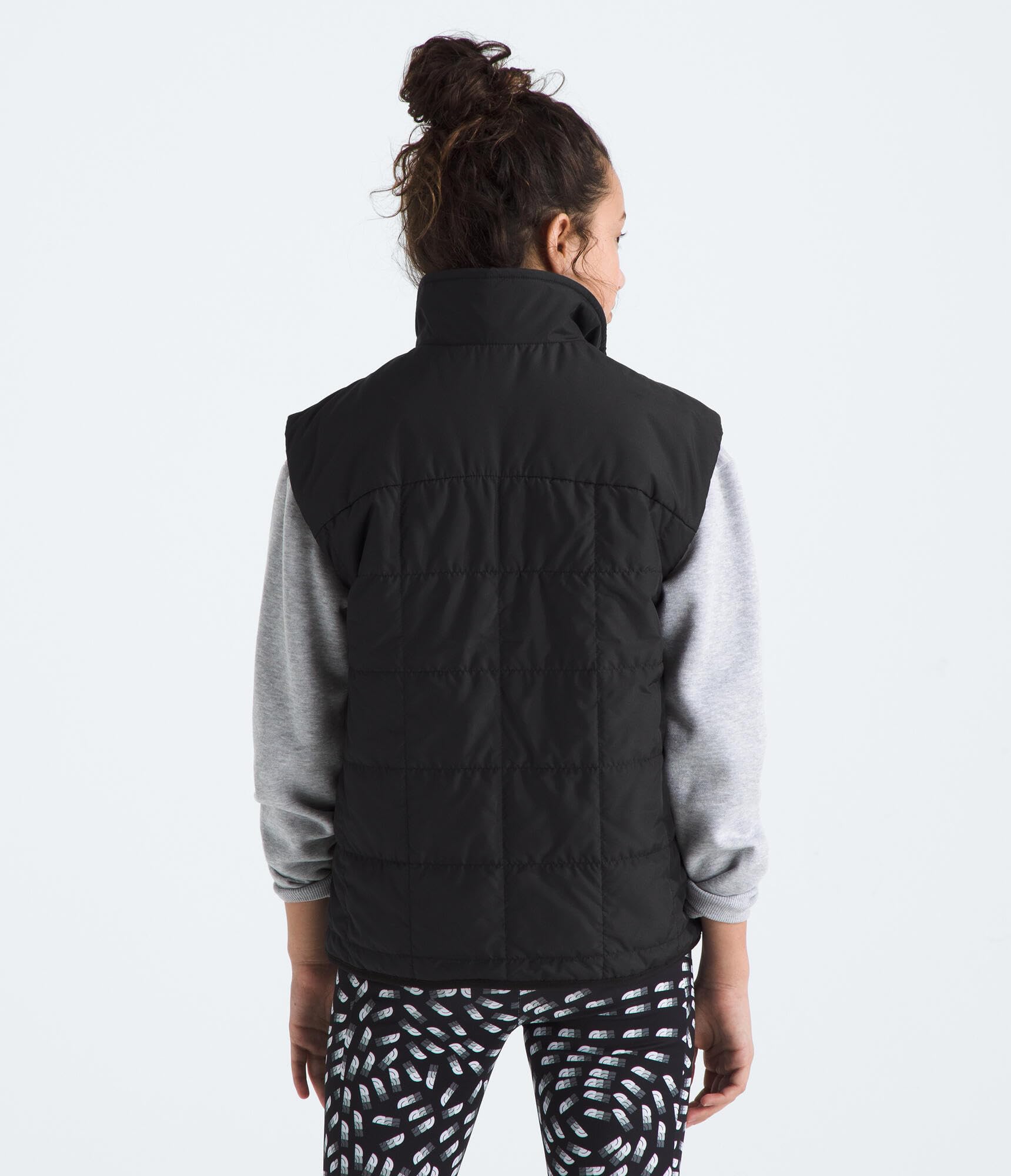 The North Face Girls' Reversible Shasta Vest - Lightweight Insulated Puffer Jacket for Outdoor Activities, Hiking & School