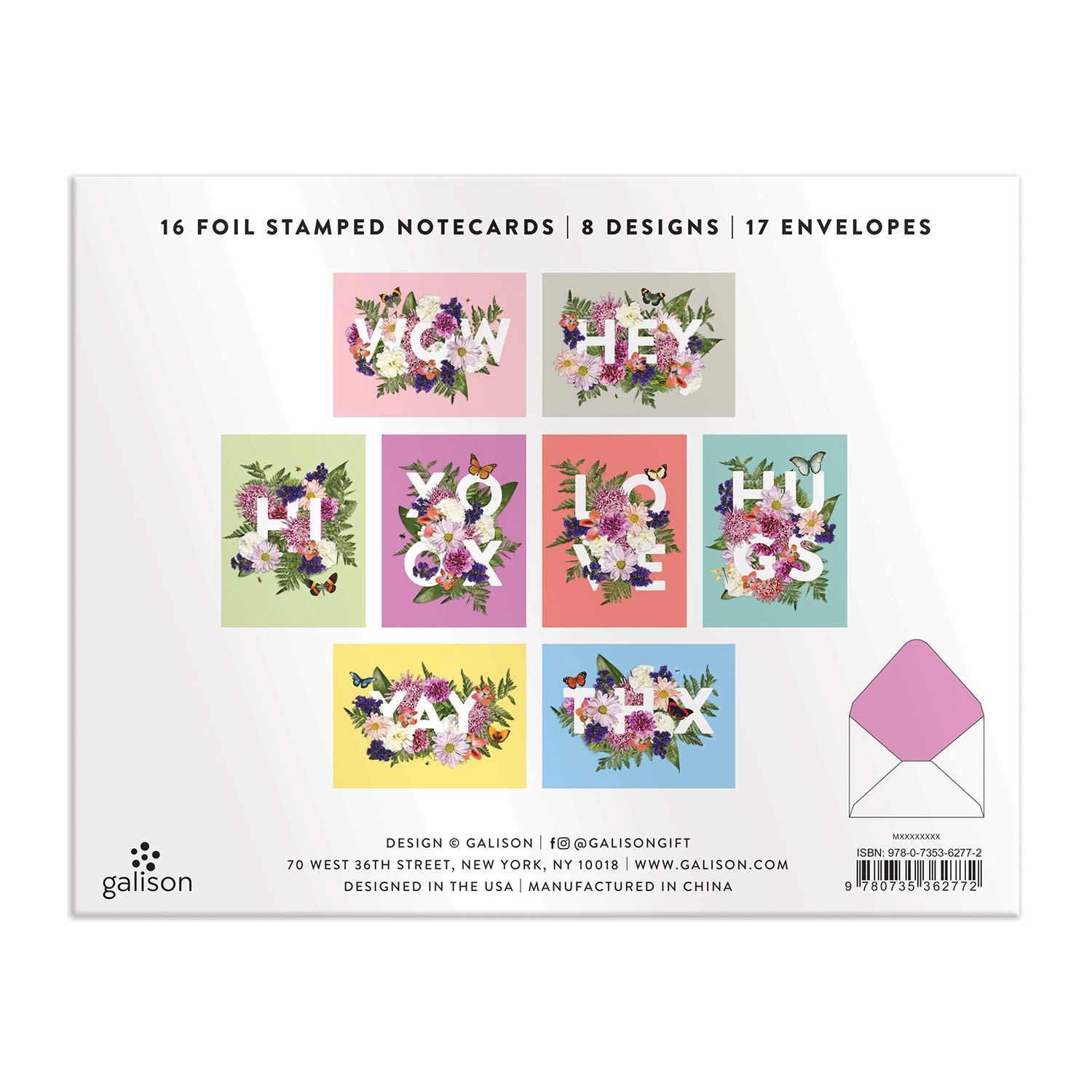 Say It With Flowers Greeting Card Set - 20 Assorted Floral Notecards with Envelopes | Perfect for Thank You Notes, Birthday Wishes & Special Occasions