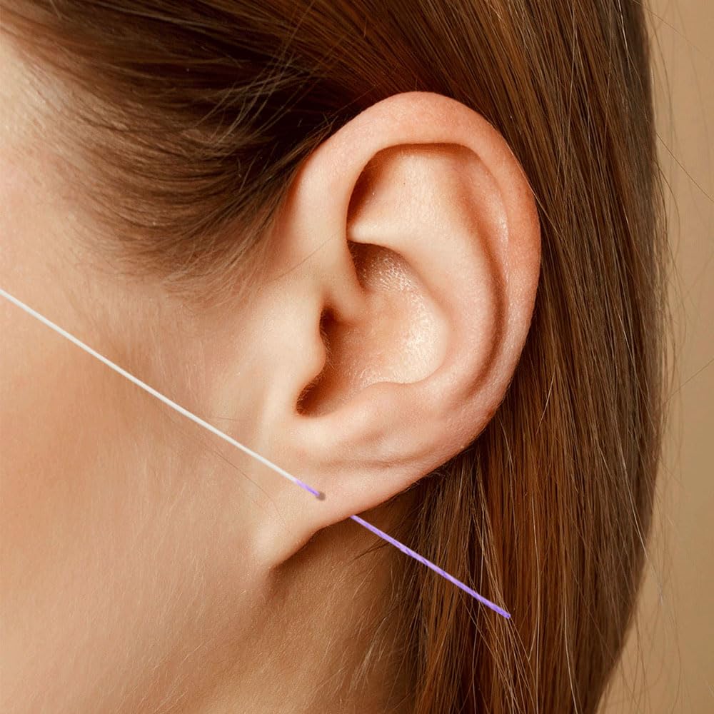 Ear Piercing Cleaner Floss - 180PCS Ear Hole Cleaner & Earring Cleaner for Fresh & Healthy Piercings | Perfect for New Piercings, Daily Hygiene & Jewelry Maintenance