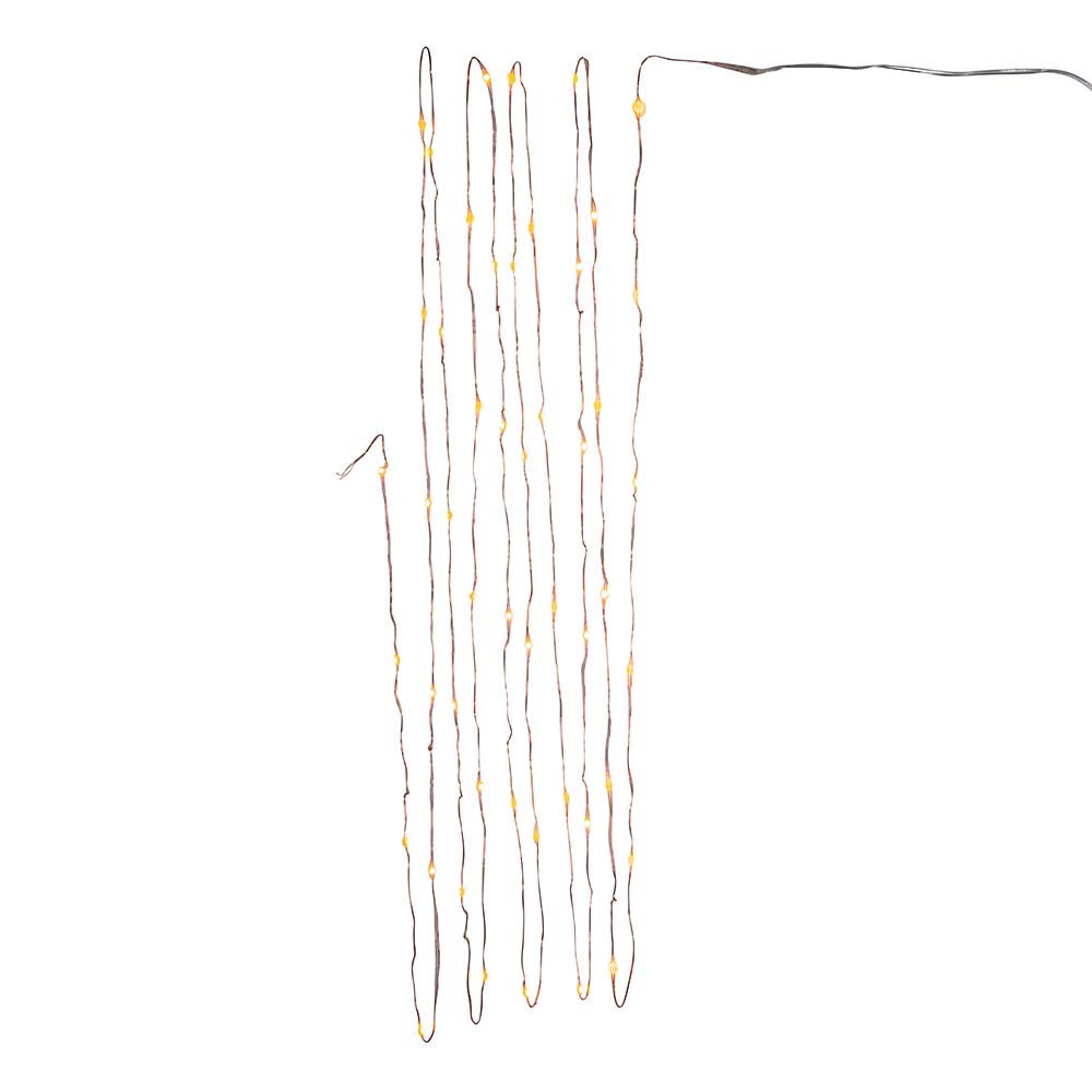 Kurt S. Adler BAT0302CLW White LED String Lights - Perfect for Christmas Decorations, Bedroom Lighting & Outdoor Party Decor