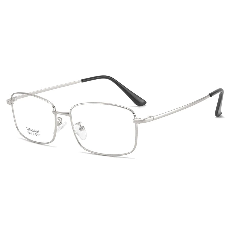 Bclear Women's Full Rim Square Titanium Eyeglasses Frame 48013 - Lightweight & Durable Eyewear for Work, Reading & Fashion