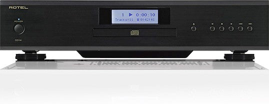 Rotel CD14 MKII High-Fidelity CD Player - Premium Black Audio Component for Home Theater & Music Listening