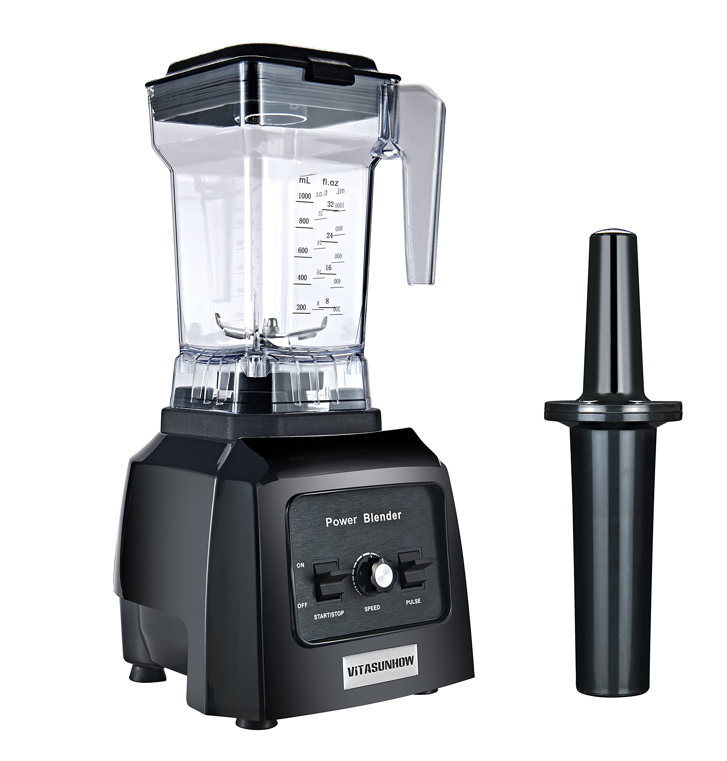 1300W High Power Blender for Smoothies, Juices & Drinks - 32oz Pitcher for Home Kitchen