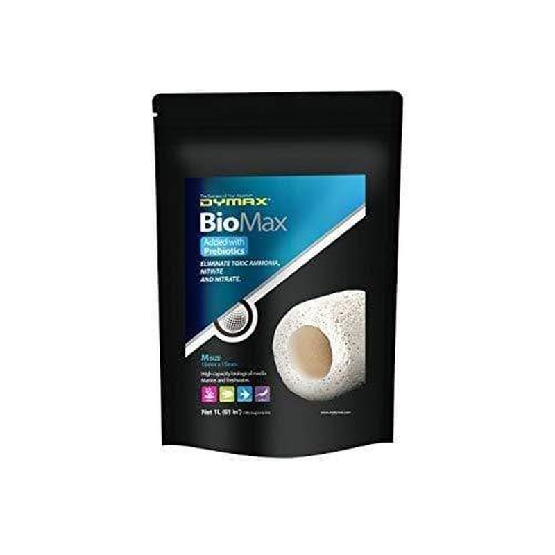 Dymax Bio Max 1L - Premium Aquarium Bio-Filter Media for Saltwater & Freshwater Tanks - Enhances Water Quality & Supports Beneficial Bacteria Growth - Ideal for Reef Tanks, Fish Tanks & Aquatic Ecosystems
