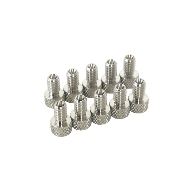 10-Pack EZ Grip 1/16 Inch Nuts - Durable Hex Nuts for DIY Projects, Furniture Assembly & Automotive Repairs
