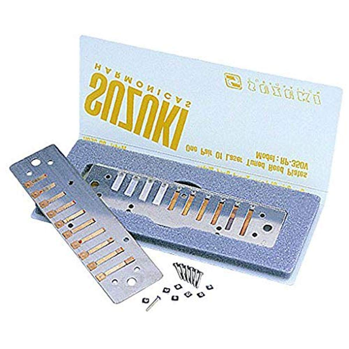 Suzuki RP-SUB30-D Replacement Reed Plates for SUB30 UltraBend Harmonicas - Key of D - Perfect for Blues, Folk & Professional Harmonica Players