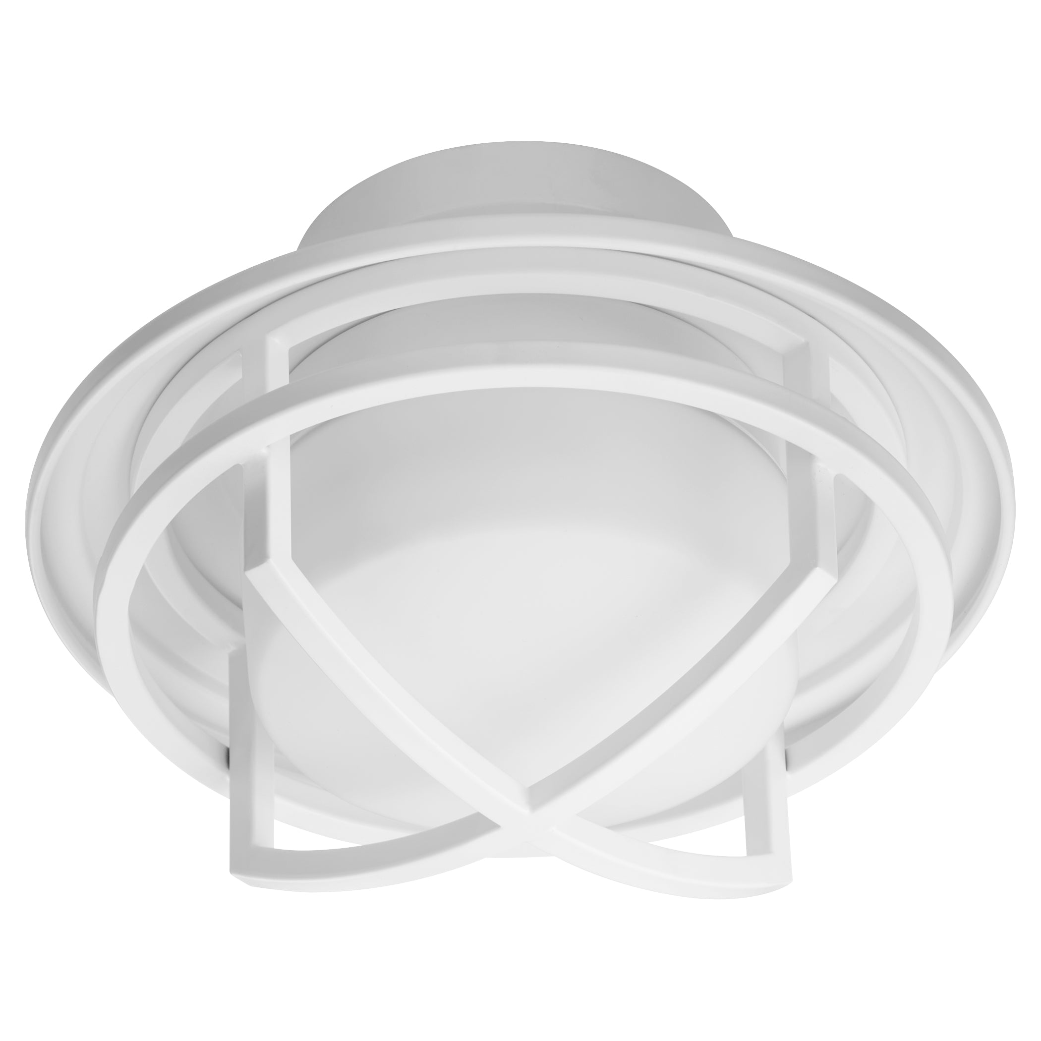 Oxygen Fleet 3 1084 6-Blade Ceiling Fan in White - Perfect for Living Room, Bedroom & Outdoor Patio Cooling