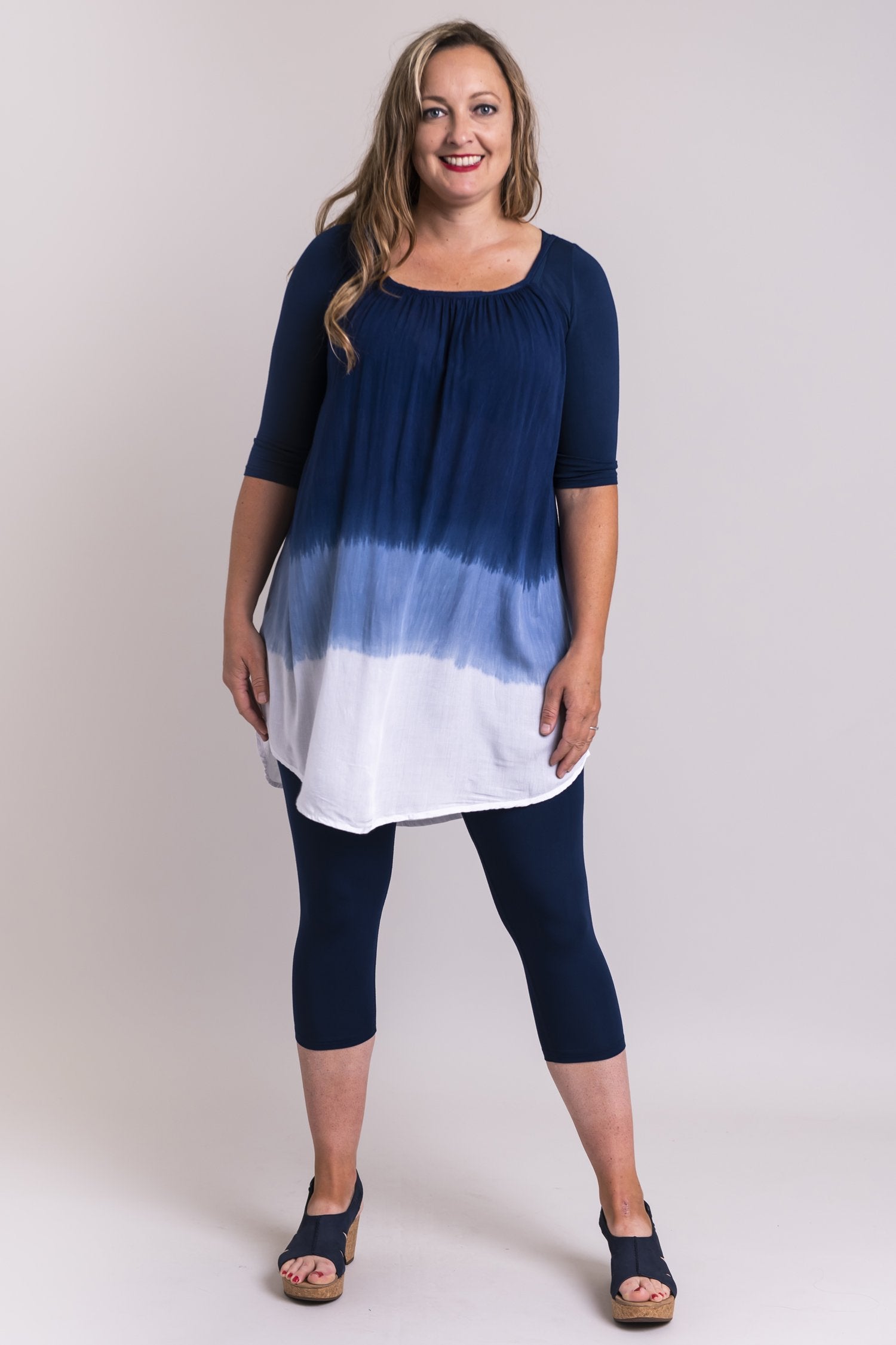 Instant Sleeve Indigo Bamboo - Eco-Friendly Arm Cover for Yoga, Workout & Outdoor Activities