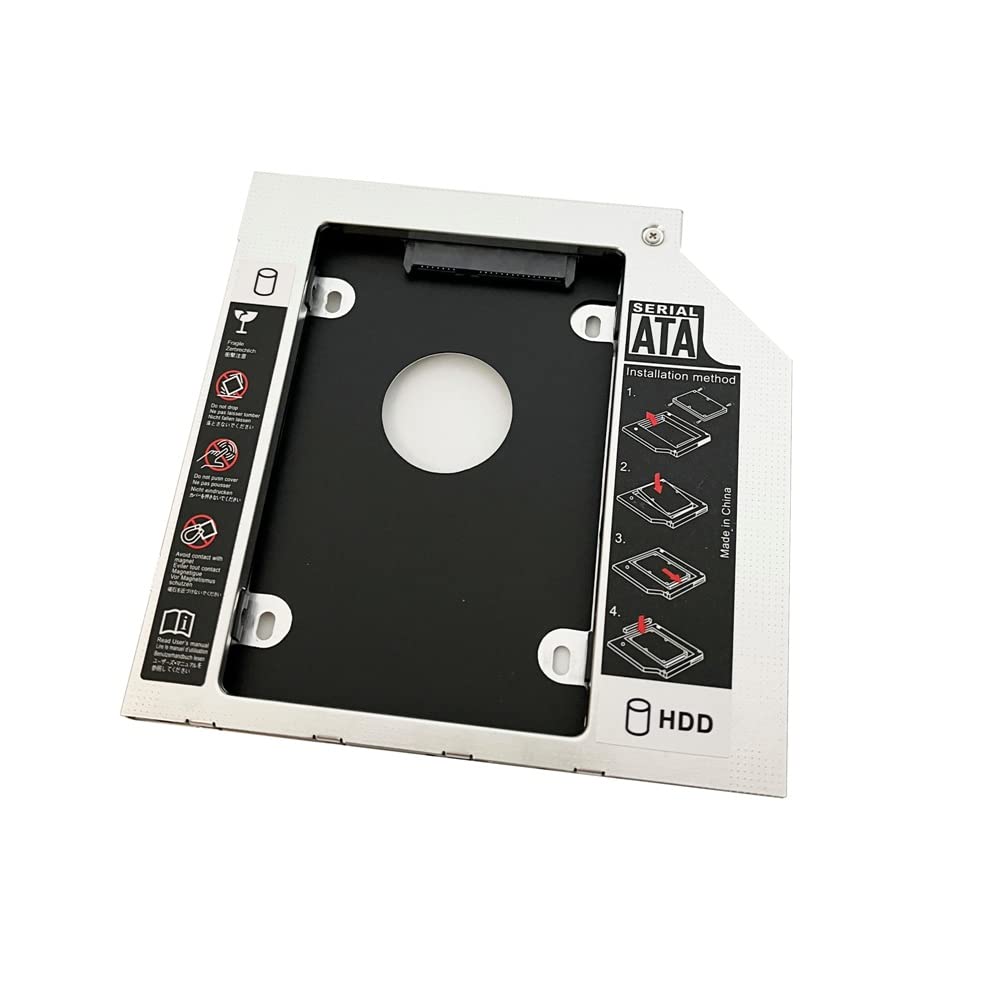 Dell Latitude E6430s E6430ATG TS-U633 2nd Hard Drive HDD SSD Caddy Tray - Upgrade Kit for Extra Storage | Perfect for Business Laptops, Data Backup & System Expansion