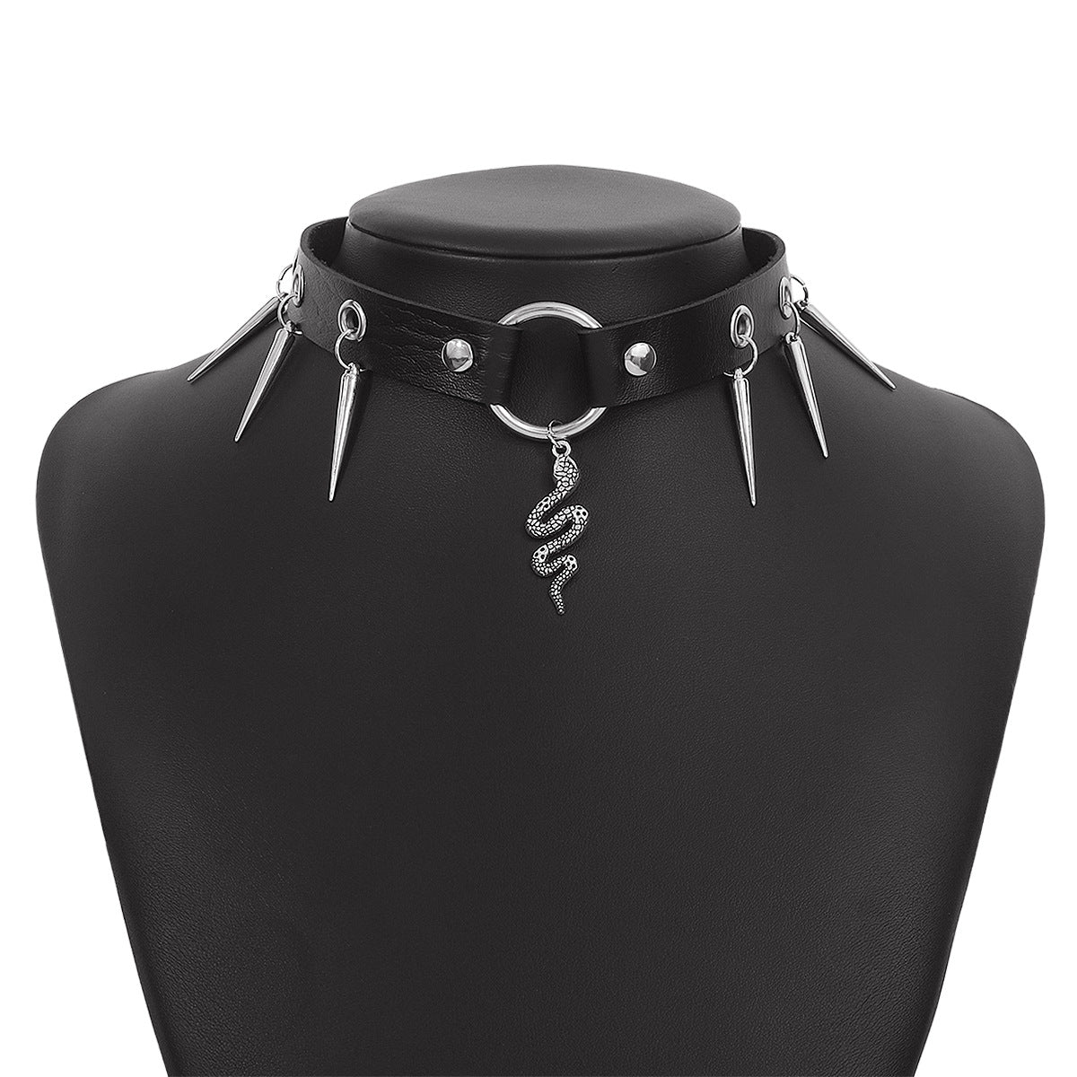 Personalized Punk Snake Necklace for Women - Edgy Gothic Jewelry for Parties, Concerts & Alternative Fashion