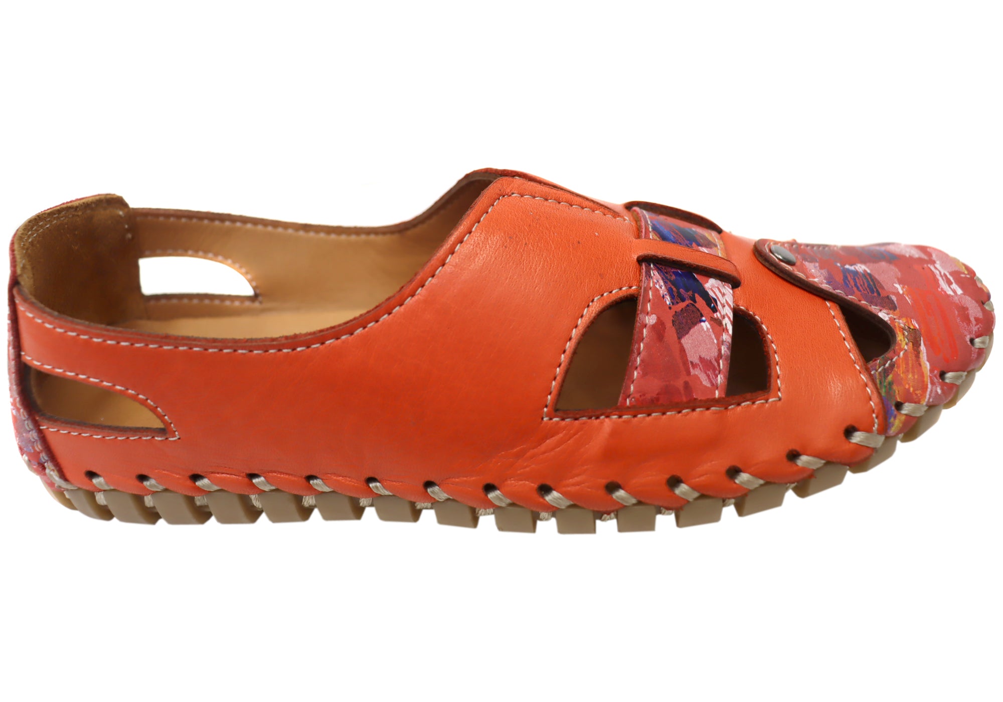 Orizonte Genevieve Women's Comfortable Leather Loafers - European Style Slip-On Shoes for Work, Travel & Casual Wear