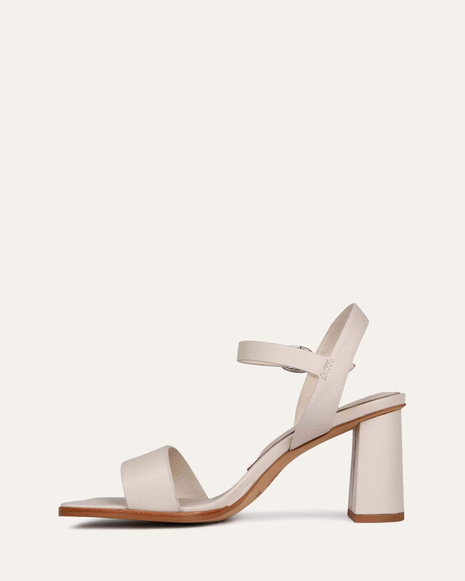 CALAIS Women's High Heel Sandals - Genuine Bone Leather Strappy Summer Dress Shoes for Weddings, Parties & Night Out
