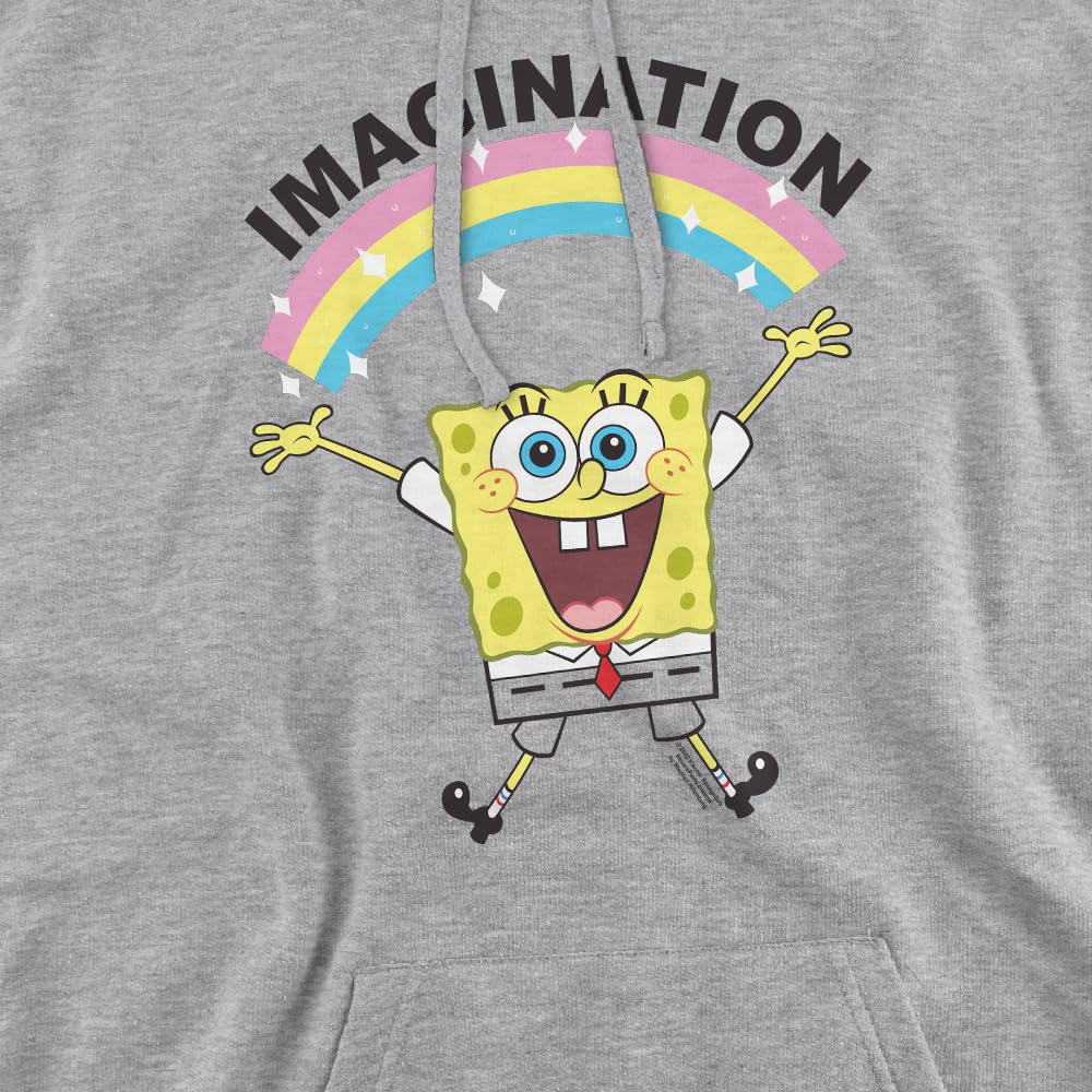 Popfunk Classic SpongeBob SquarePants Unisex Pullover Hoodie - Soft Cotton Sweatshirt for Men & Women - Perfect for Casual Wear, Gifts & Fan Merchandise