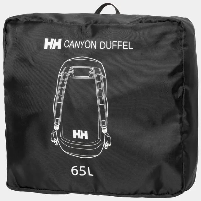 Helly Hansen Canyon Duffel Pack 65L - Waterproof Travel Backpack for Hiking, Camping & Outdoor Adventures | Durable Gear for Men & Women