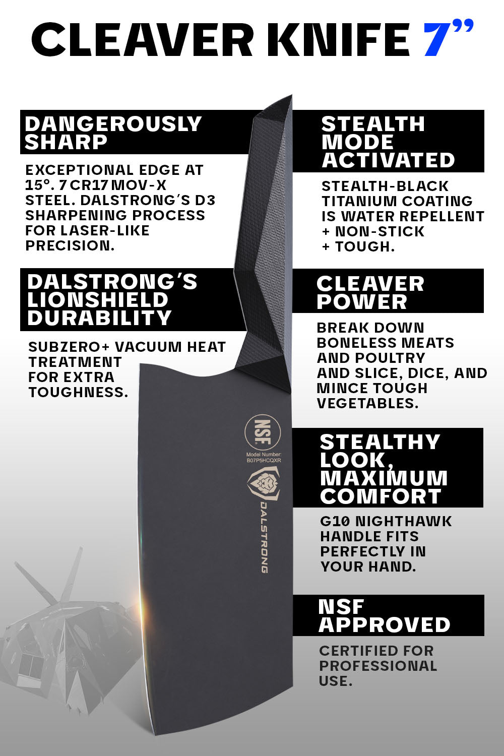 Dalstrong Cleaver Knife 7