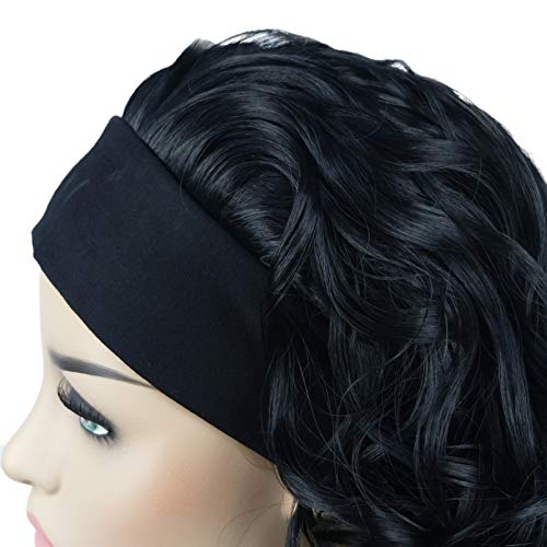 Extra Long Curly Headband Wig for Women - Soft & Natural Looking Synthetic Hair - Perfect for Cosplay, Costume Parties & Daily Fashion