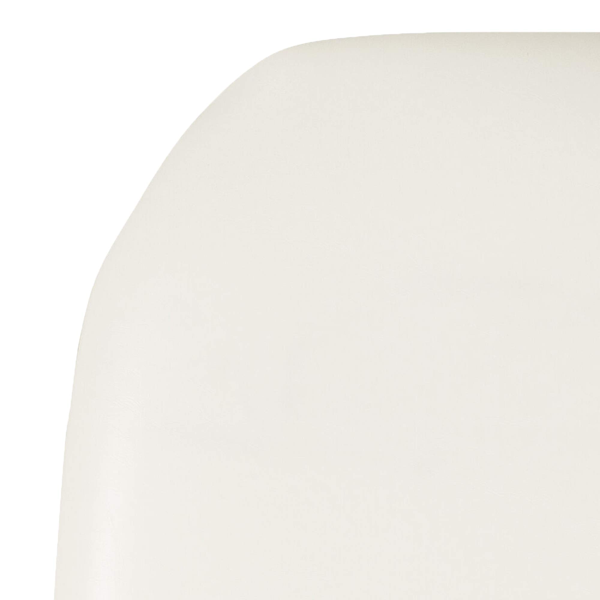 Flash Furniture 100 Pack Hard White Vinyl Chiavari Chair Cushions - Durable, Waterproof Seat Pads for Wedding, Banquet, and Event Chairs - Perfect for Indoor and Outdoor Use