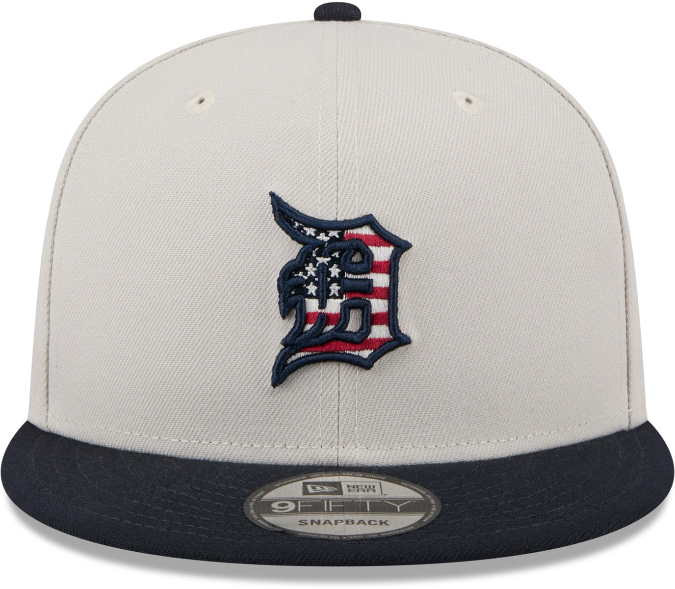 Detroit Tigers New Era 9Fifty MLB 2024 July 4th Snapback Cap - Official Team Logo Baseball Hat for Men & Women - Perfect for Games, Tailgating & Patriotic Holidays