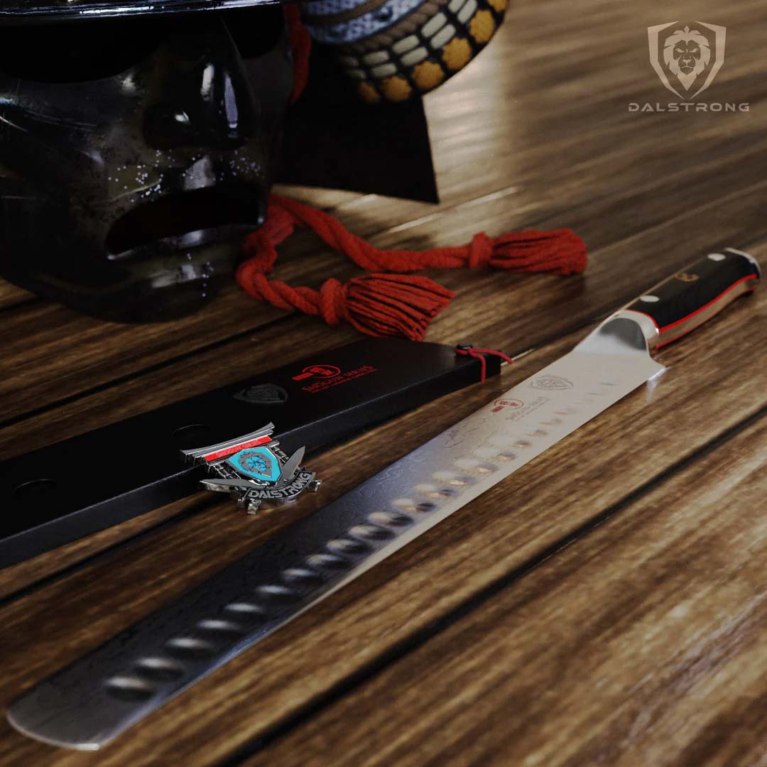Dalstrong Shogun Series ELITE 12-inch Slicing & Carving Knife - Professional Chef Knife for Meat, Roasts & BBQ - Perfect for Home Kitchens & Commercial Use