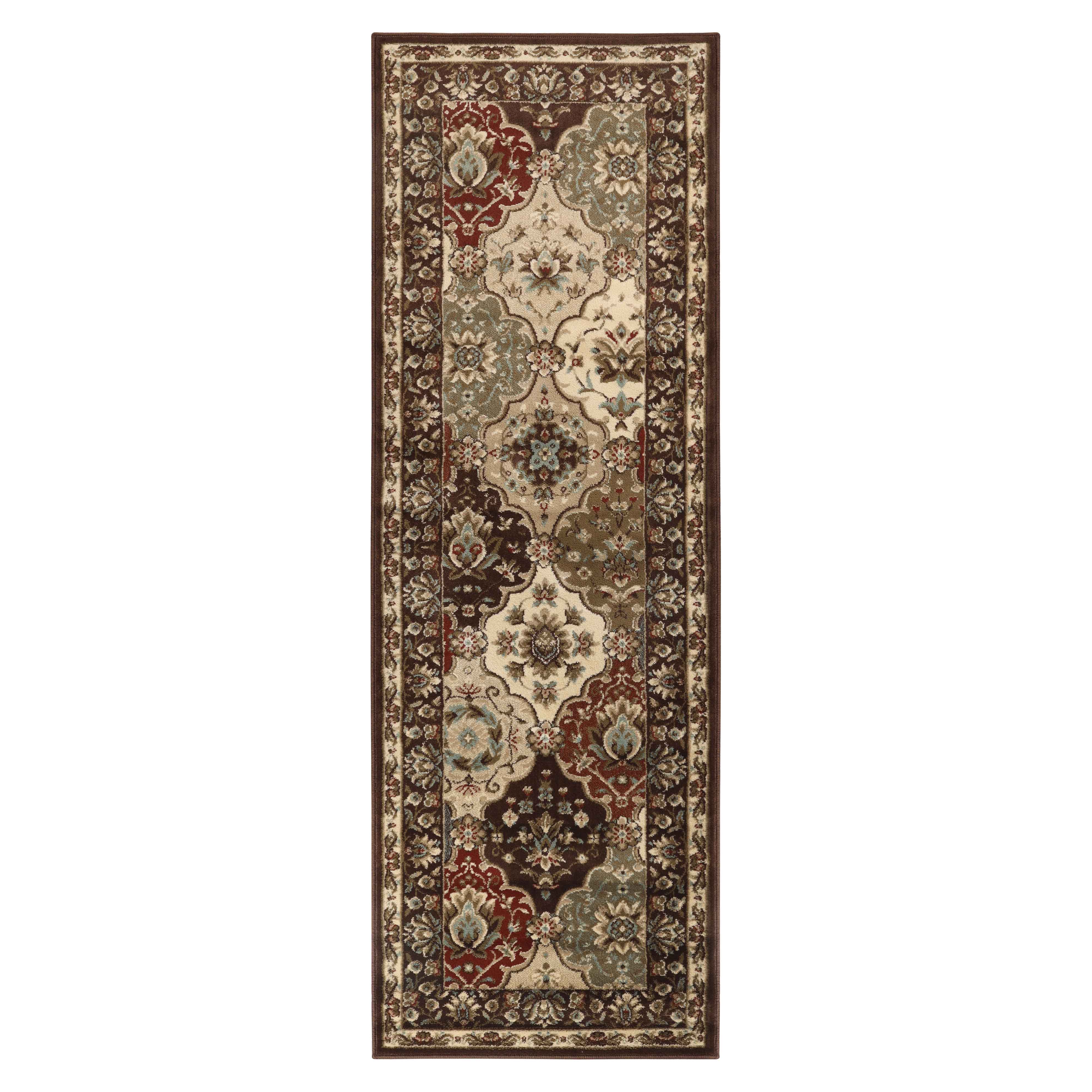 Palmyra Traditional Floral Medallion Indoor Area Rug - Non-Slip Living Room Carpet, Bedroom Runner Rug for Home Decor | Perfect for Hallway, Entryway & Cozy Spaces