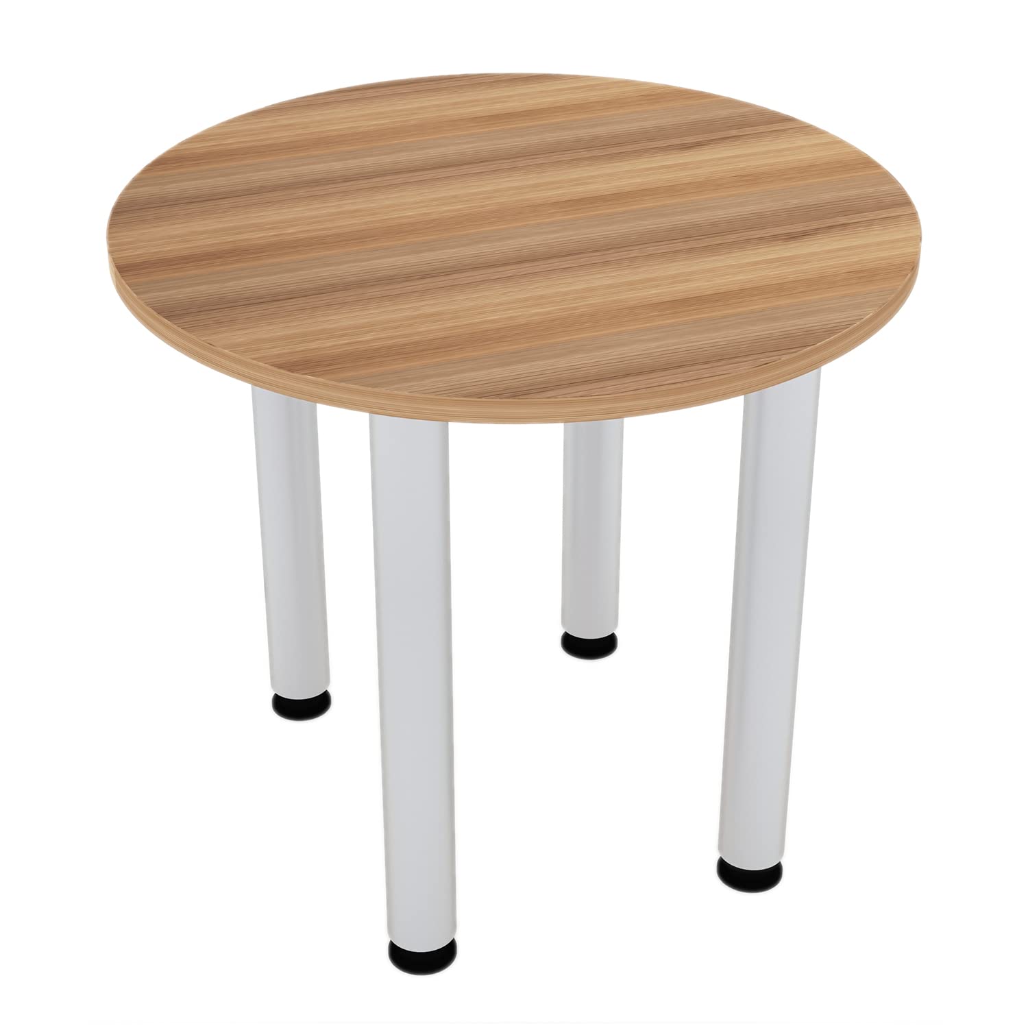 2-Person Small Conference Table with Metal Legs, 34