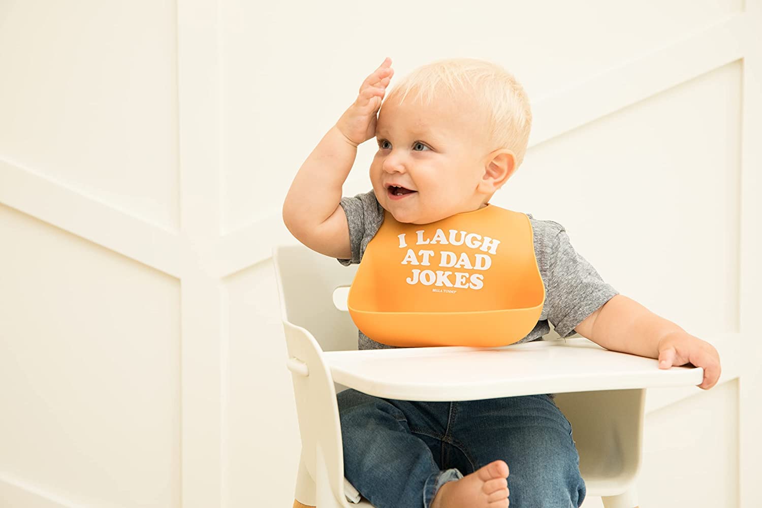 Bella Tunno Wonder Bib – Waterproof Silicone Baby Bibs for Boys & Girls | Non-Toxic, BPA-Free Toddler Feeding Bib | Perfect for Messy Meals, Travel & Daycare Use