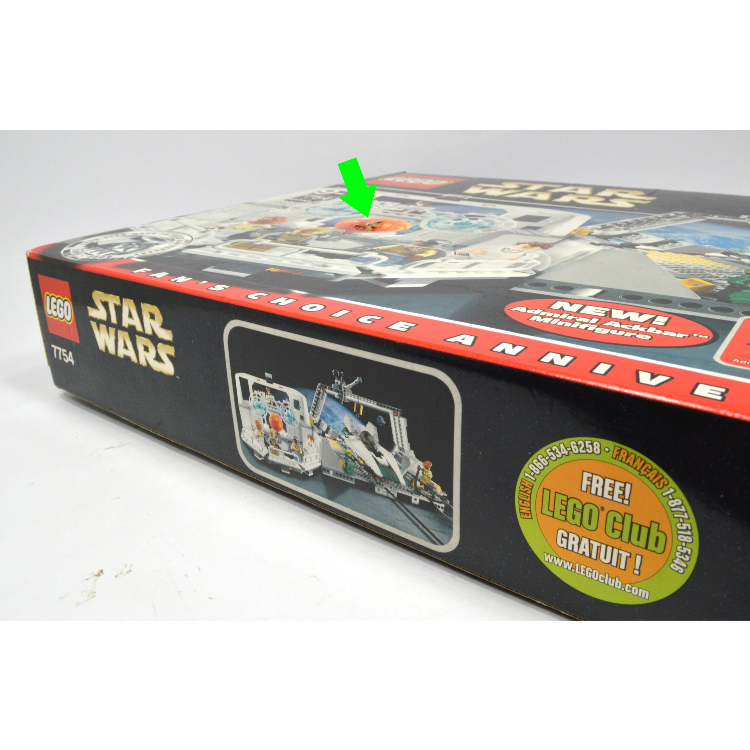 Brand New LEGO STAR WARS 7754 Home One Mon Calamari Star Cruiser Building Set - Sealed Collectible for Star Wars Fans | Perfect for Display, Gifts & Play