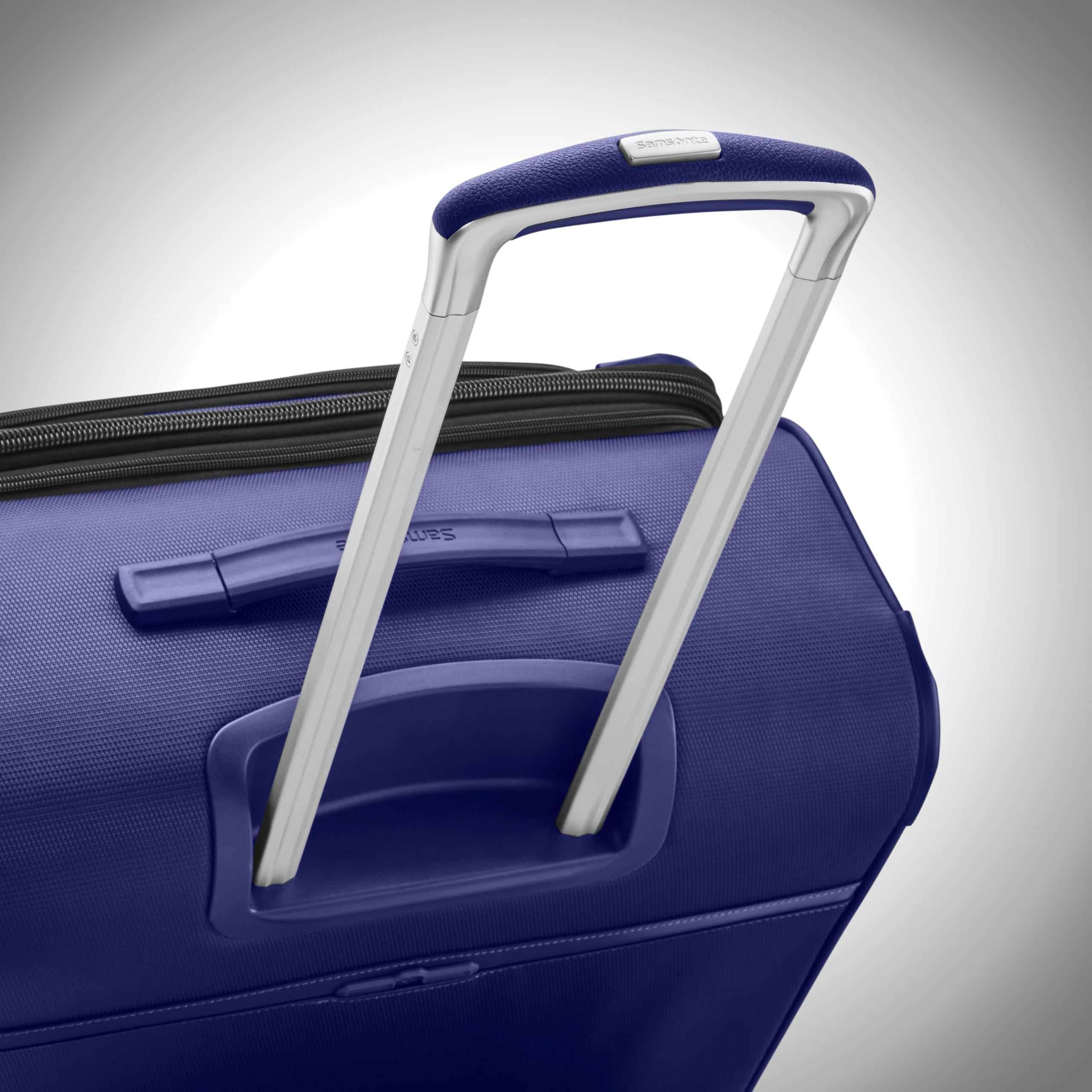 Samsonite Solyte DLX Softside Expandable Carry-On Luggage with 360° Spinner Wheels, 20-Inch Lightweight Suitcase - Perfect for Business Travel & Weekend Getaways (Iris Blue)